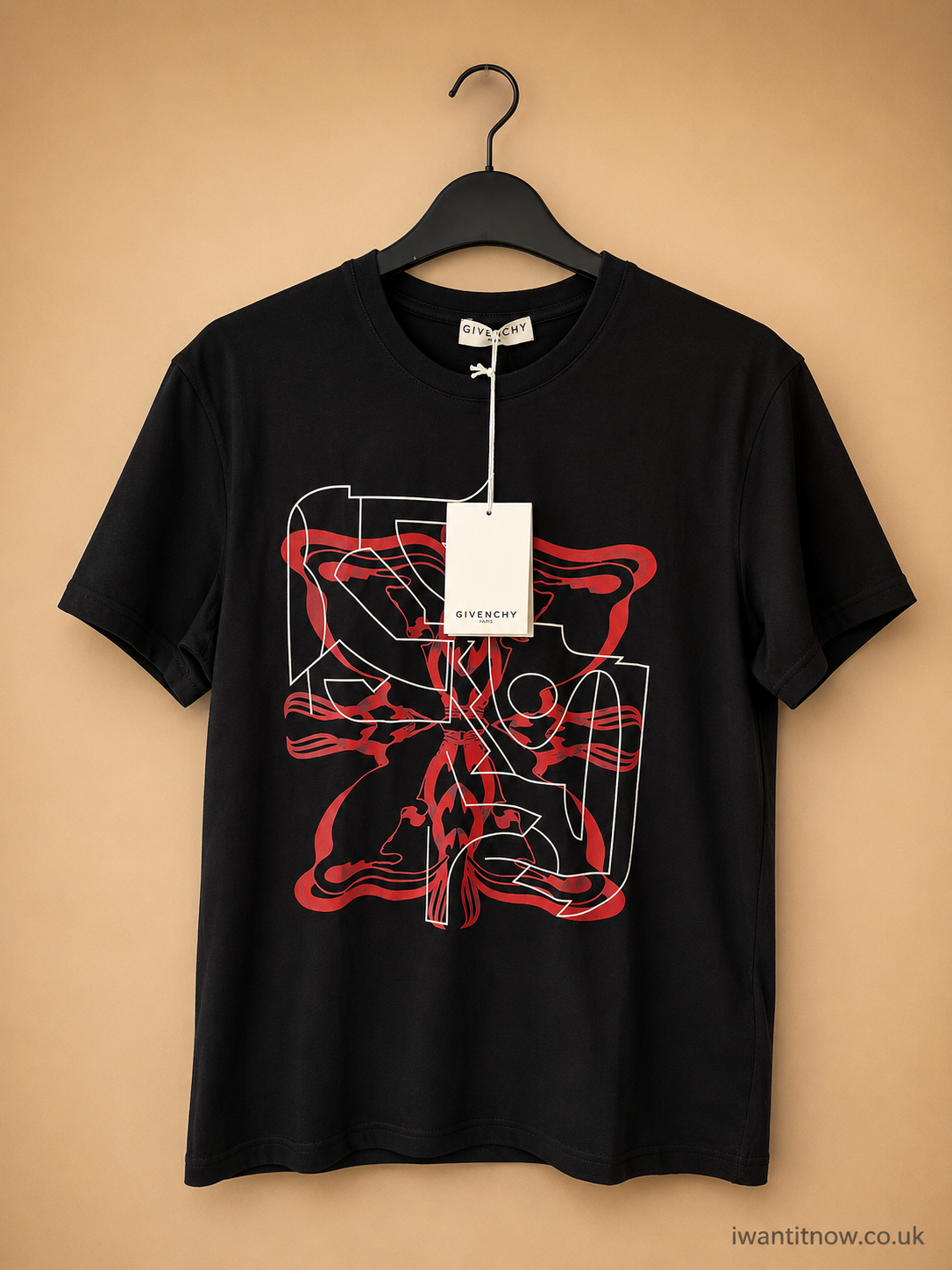 GIVENCHY WOMEN'S GRAPHIC T-SHIRT XS BRAND NEW WITH TAGS DESIGNER BLACK RRP £420
