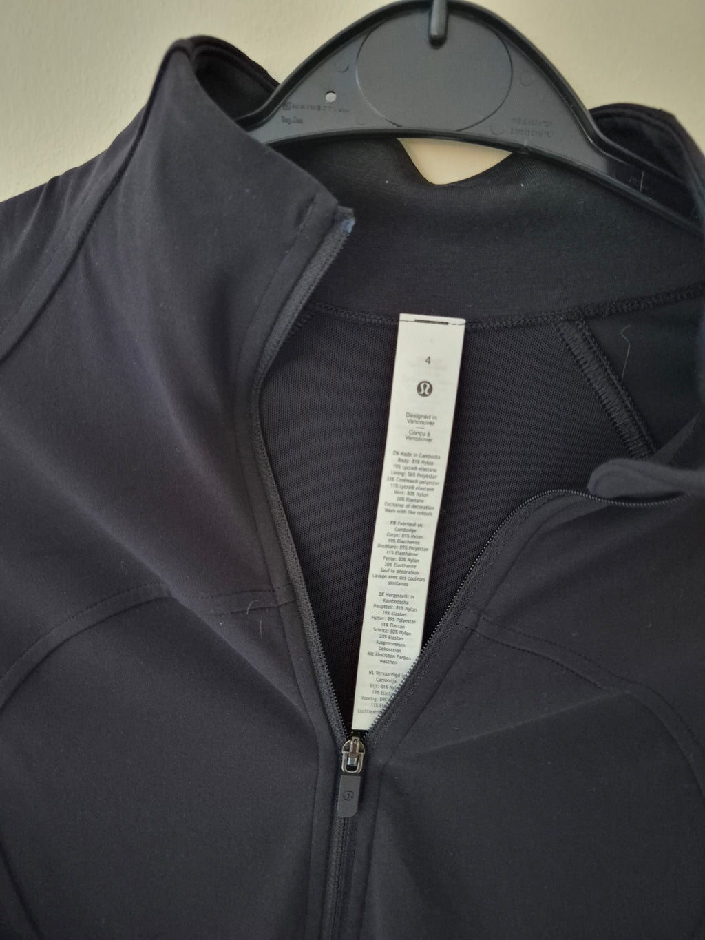 LULULEMON DEFINE JACKET BLACK WOMEN'S UK 8 US 4 NEW WITH TAGS RRP £118