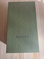 GUCCI ACE EMBOSSED GG TRAINERS BLACK UK 12.5 / EU 47 BRAND NEW WITH BOX RRP £780