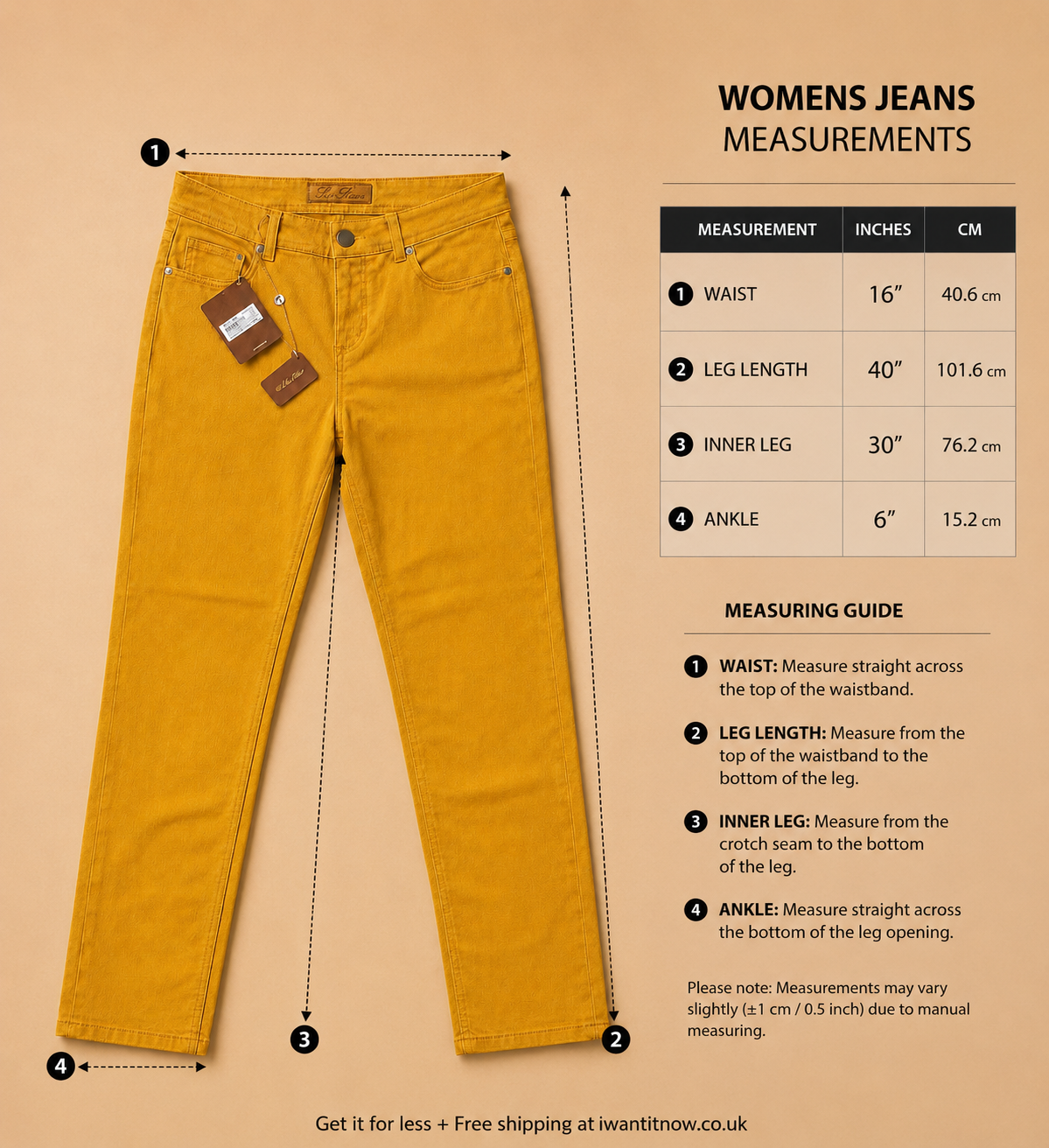 NEW LORO PIANA MUSTARD STRETCH COTTON JEANS SIZE 44 (UK 12) WITH TAGS RRP £445
