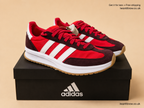 ADIDAS RUN 70S 2.0 TRAINERS RED/WHITE/GUM – UK 7 – BRAND NEW WITH BOX