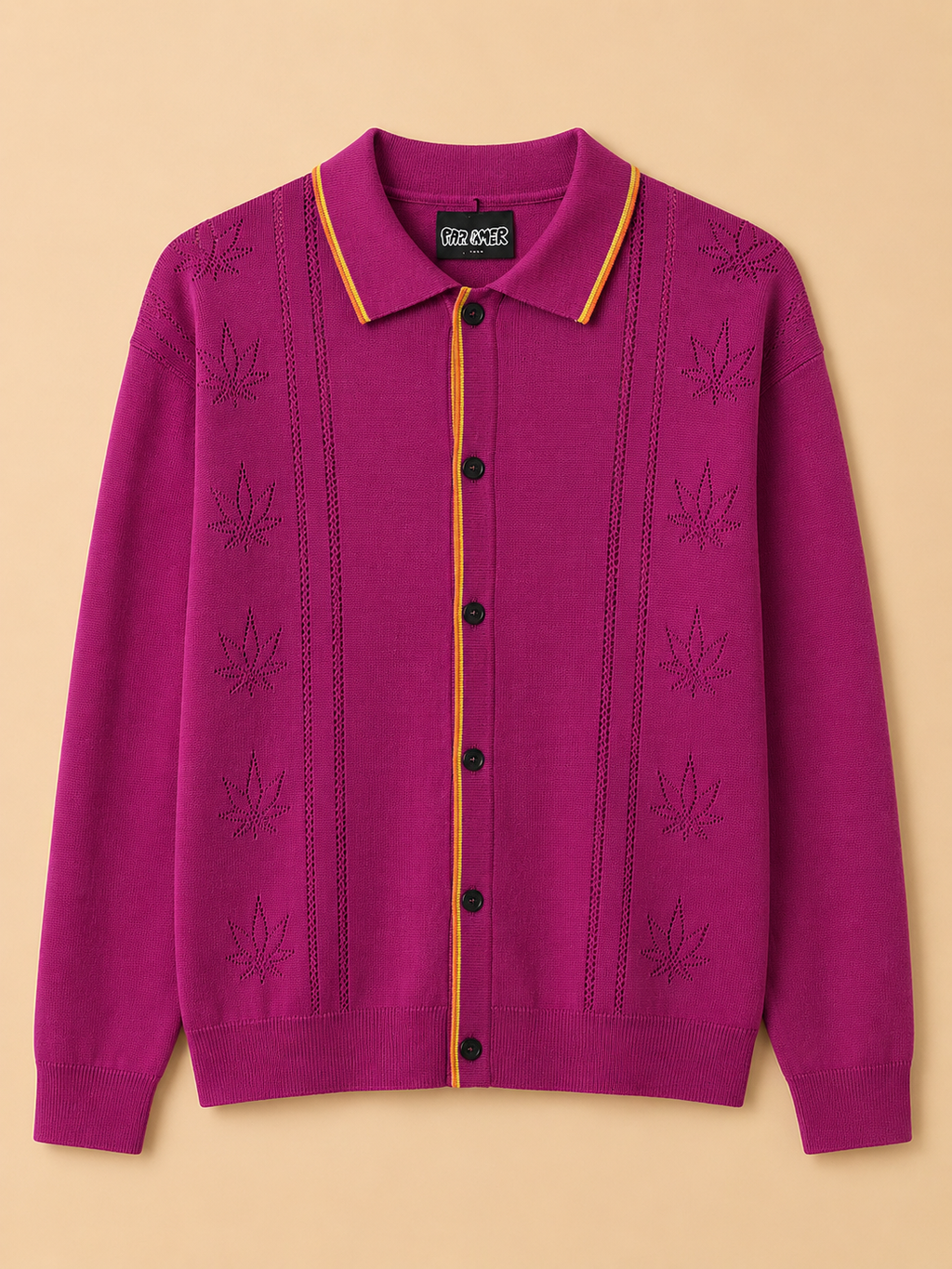 PAS DE MER ITALIAN WOOL BLEND KNIT CARDIGAN SMALL PINK MADE IN ITALY NEW RARE