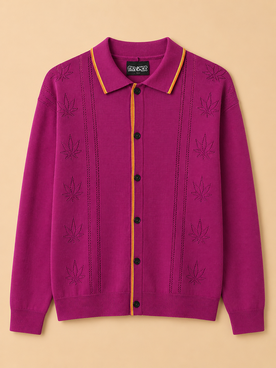 PAS DE MER ITALIAN WOOL BLEND KNIT CARDIGAN SMALL PINK MADE IN ITALY NEW RARE