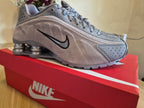 NIKE SHOX R4 CEMENT GREY BLACK UK 5 WOMEN'S TRAINERS NEW FULL BOX RRP £149.99