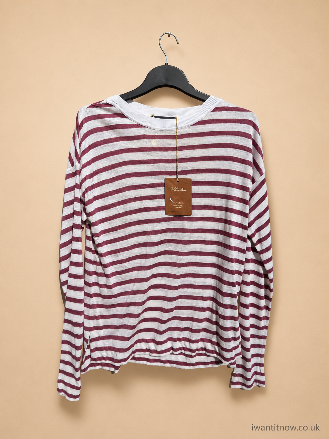 LORO PIANA WOMEN'S STRIPED TOP UK 4 BRAND NEW WITH TAGS LUXURY RRP £650