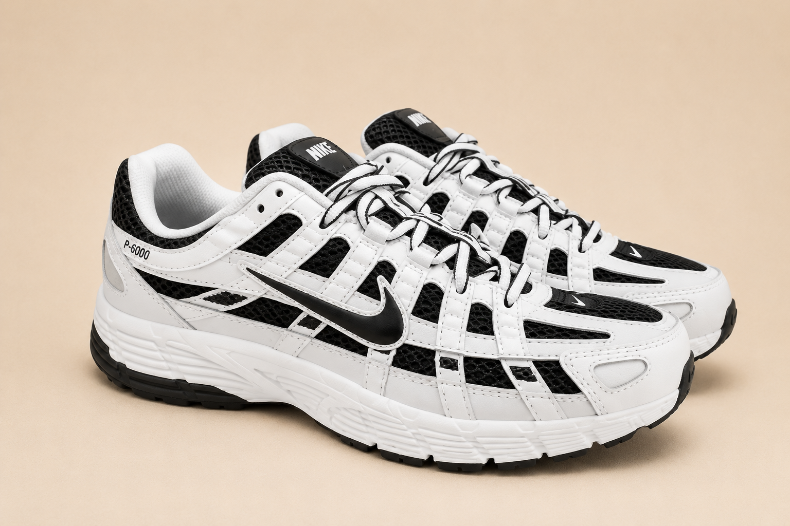 NIKE P-6000 SAIL/OFF NOIR/MEDIUM ASH UK 8 MEN'S / WOMEN'S NEW HALF BOX RRP £109.99