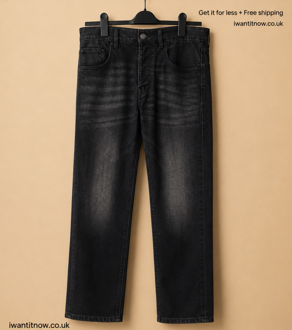 ARMANI EXCHANGE MEN'S BLACK TAPERED JEANS W31 BNWT DESIGNER DENIM RRP £120