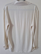 LIVIANA CONTI WOMENS CREAM LAYERED BLOUSE TOP IT 48 UK 16 BRAND NEW RRP £250