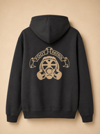 MENS FOOTPATROL BLACK GRAPHIC HOODIE SIZE SMALL 100% COTTON RRP £80