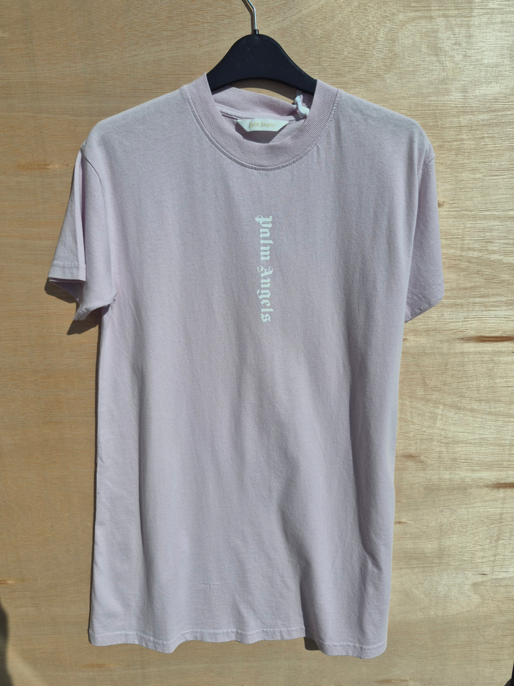 PALM ANGELS CLASSIC OVER LOGO T-SHIRT LILAC UK8/UK10 WOMANS NEW WITH TAGS RRP £275