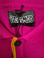 PAS DE MER ITALIAN WOOL BLEND KNIT CARDIGAN SMALL PINK MADE IN ITALY NEW RARE