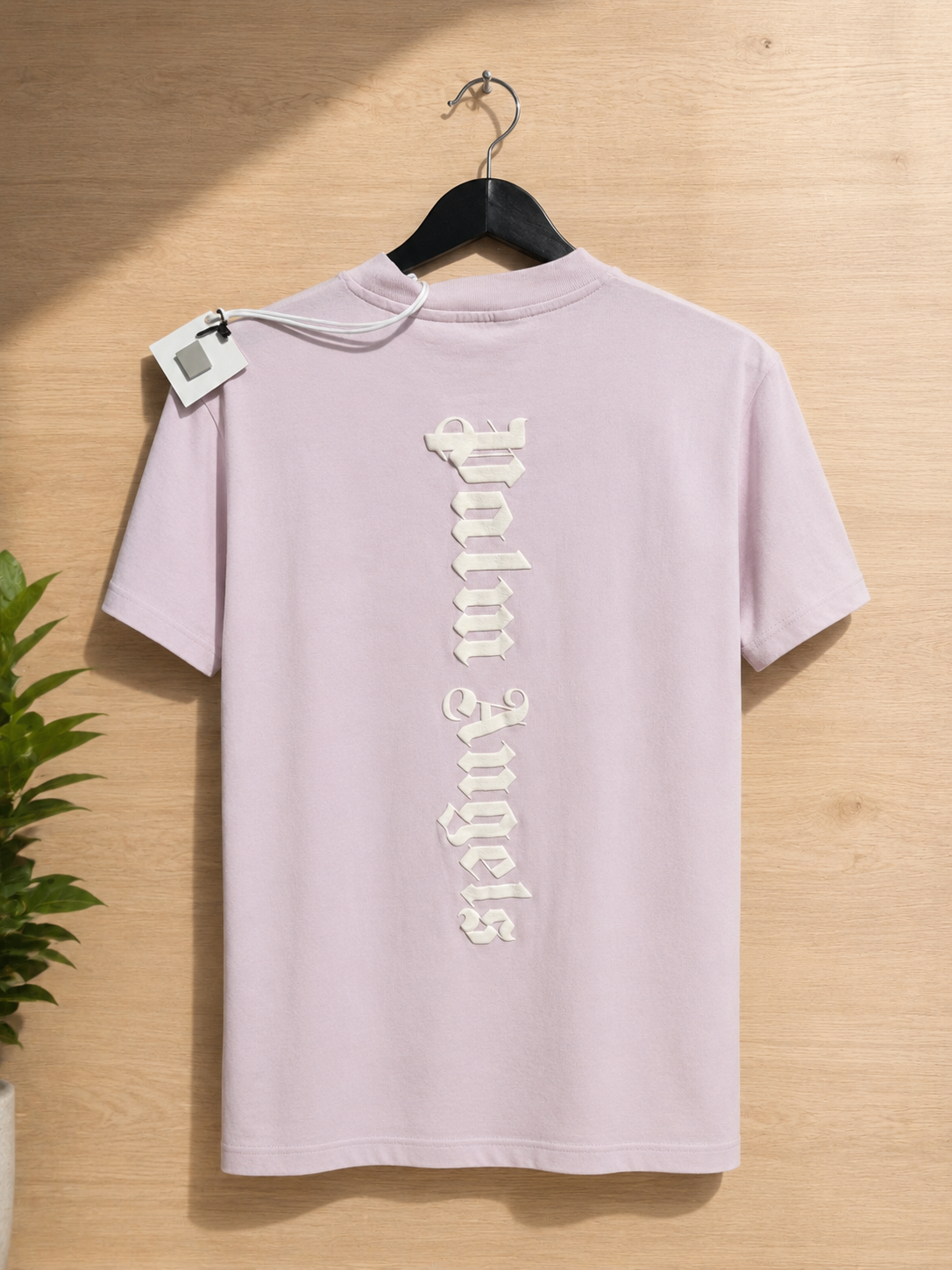 PALM ANGELS CLASSIC OVER LOGO T-SHIRT LILAC UK8/UK10 WOMANS NEW WITH TAGS RRP £275