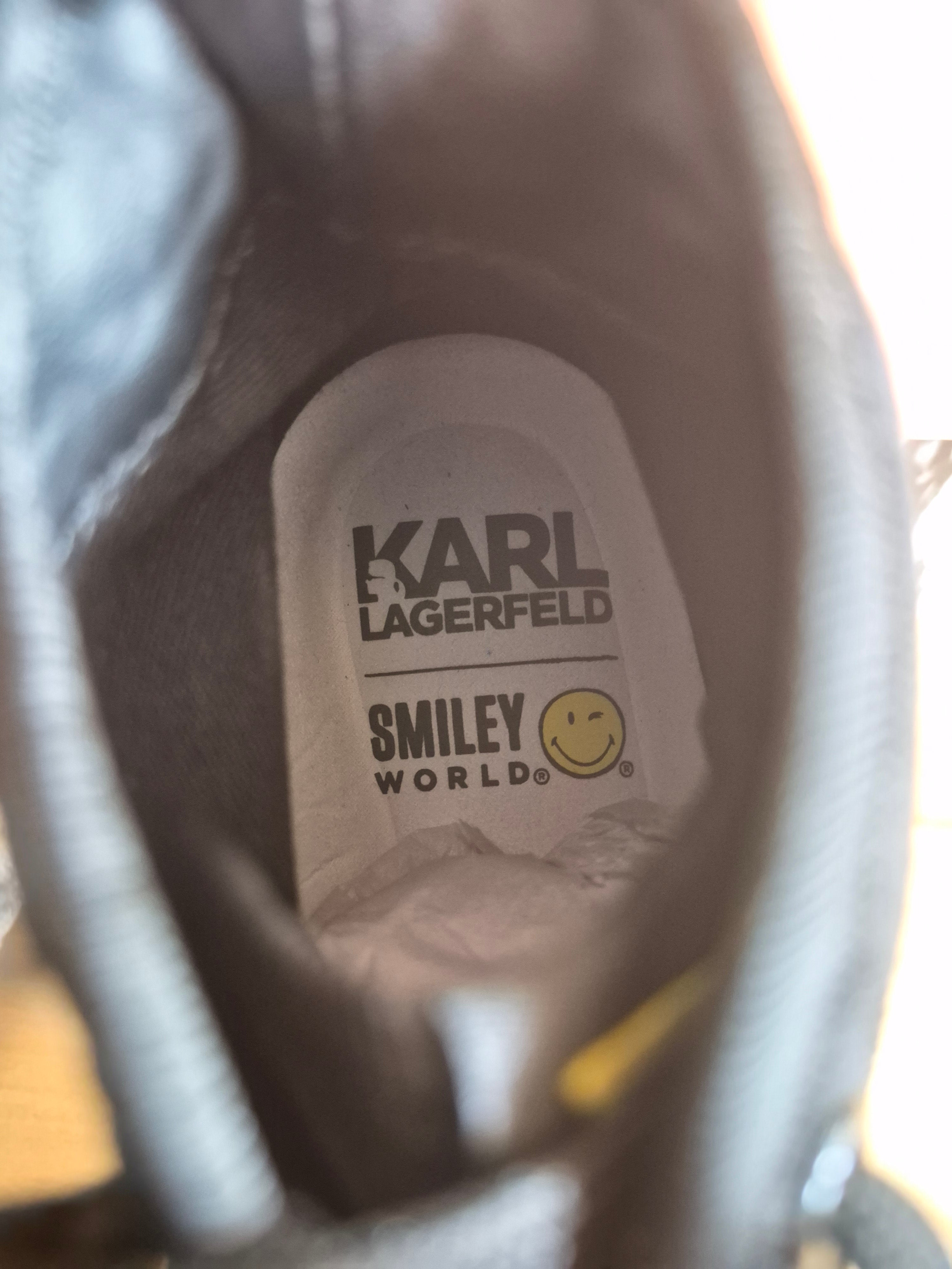 KARL LAGERFELD BLACK HIGH TOP CANVAS TRAINERS UK 6 WOMEN'S NEW NO BOX RRP £169
