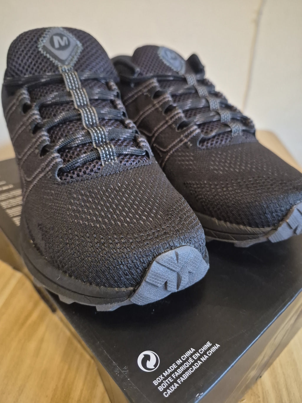 MERRELL MORPHLITE WOMEN'S TRAIL RUNNING SHOES UK 6.5 BLACK BRAND NEW NO BOX RRP £120