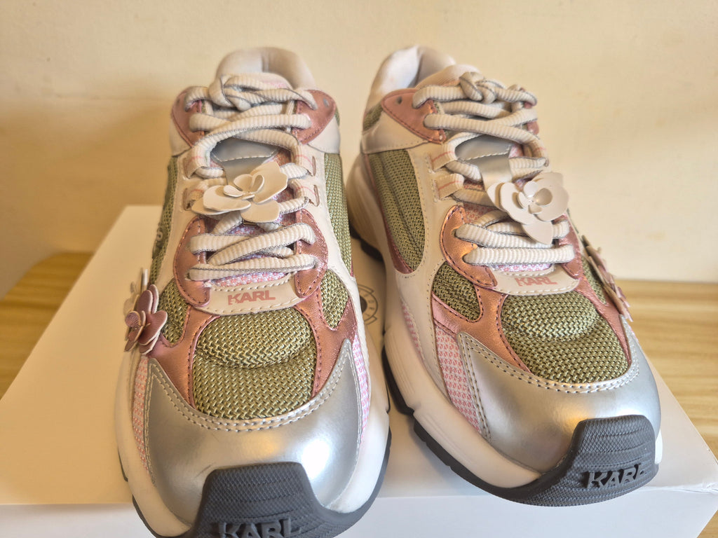 KARL LAGERFELD PARIS FLORAL CHUNKY TRAINERS WOMEN'S UK 5 NEW NO BOX RRP £199