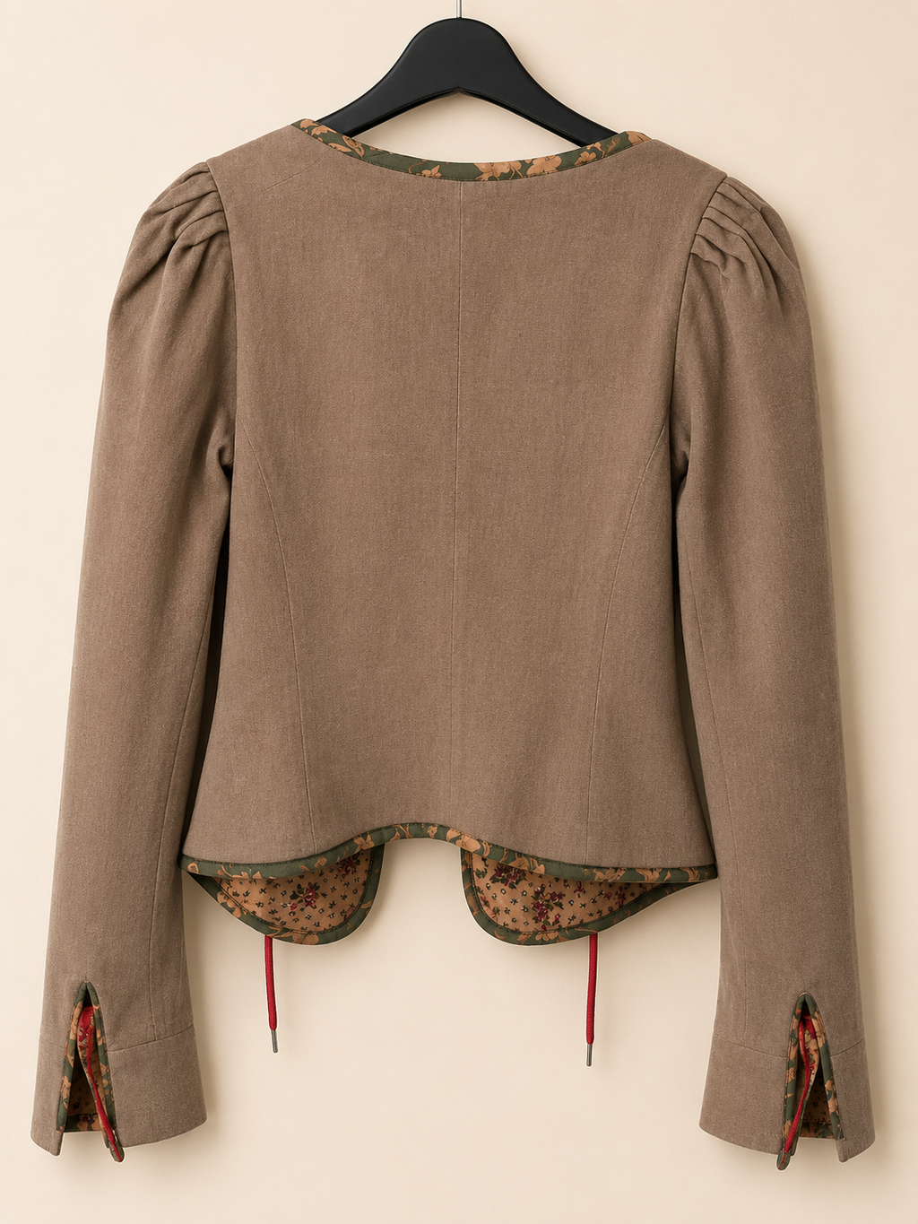 VIVIENNE WESTWOOD WOMEN'S TAUPE LACE-UP JACKET – UK 8 RRP:£950