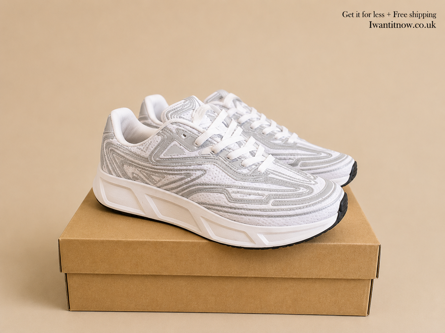 FESSURA RUNFLEX #01 WOMEN'S TRAINERS WHITE ICE UK 5 NEW BOXED RRP £140