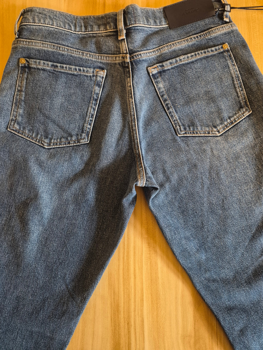 7 FOR ALL MANKIND TESS TROUSER WOMEN'S WIDE LEG JEANS W28 BLUE BNWT RRP €200
