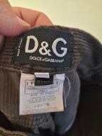 MENS DOLCE & GABBANA D&G DISTRESSED BROWN CORDUROY JEANS W32 L32 MADE IN ITALY RRP £395