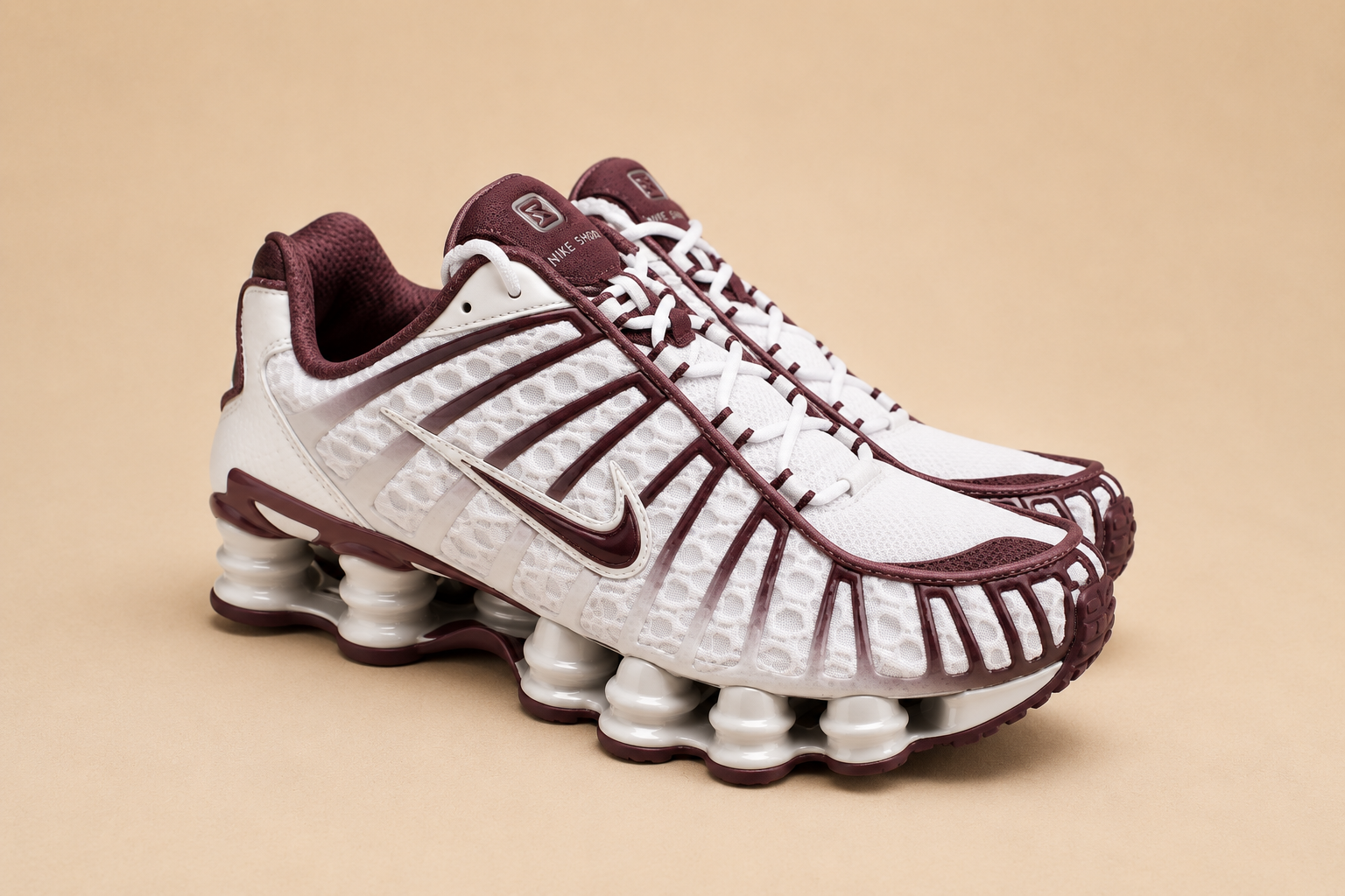 NIKE SHOX TL GREY PURPLE UK 6 WOMEN'S NEW HALF BOX RRP £174.99