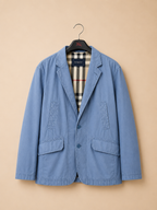 BURBERRY LONDON MEN'S LIGHT BLUE LIGHTWEIGHT JACKET SIZE MEDIUM USED AUTHENTIC RRP £695