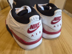 AIR JORDAN 4RM WHITE GYM RED PHOTON DUST UK 7.5 MEN'S NEW HALF BOX RRP £139.99