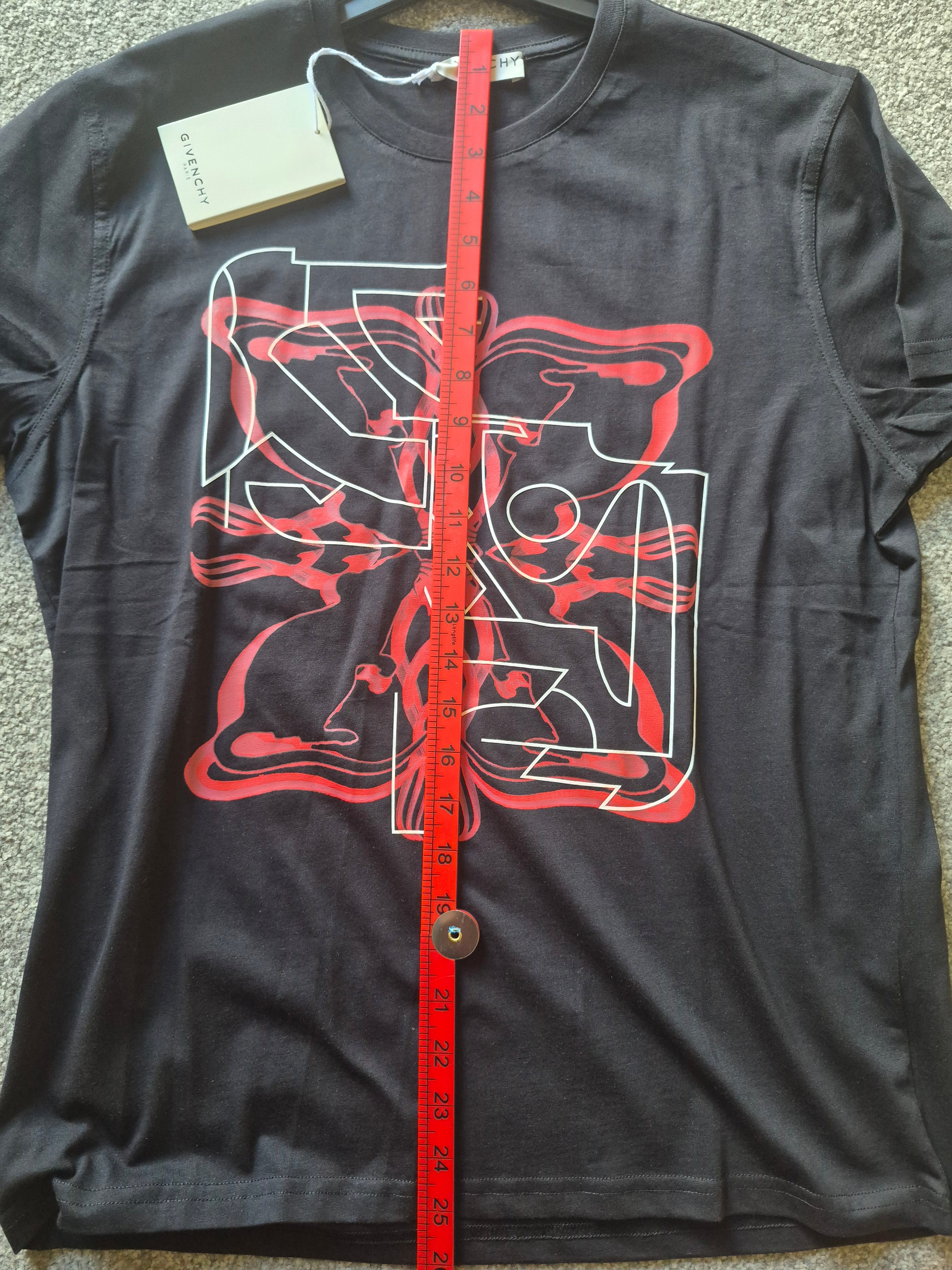 GIVENCHY WOMEN'S GRAPHIC T-SHIRT XS BRAND NEW WITH TAGS DESIGNER BLACK RRP £420
