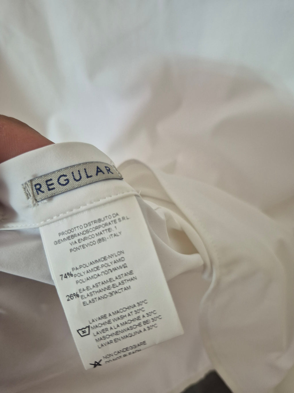 NEW CALIBAN SKINLIKE WOMEN’S STRETCH REGULAR FIT SHIRT WHITE SIZE 38 UK10