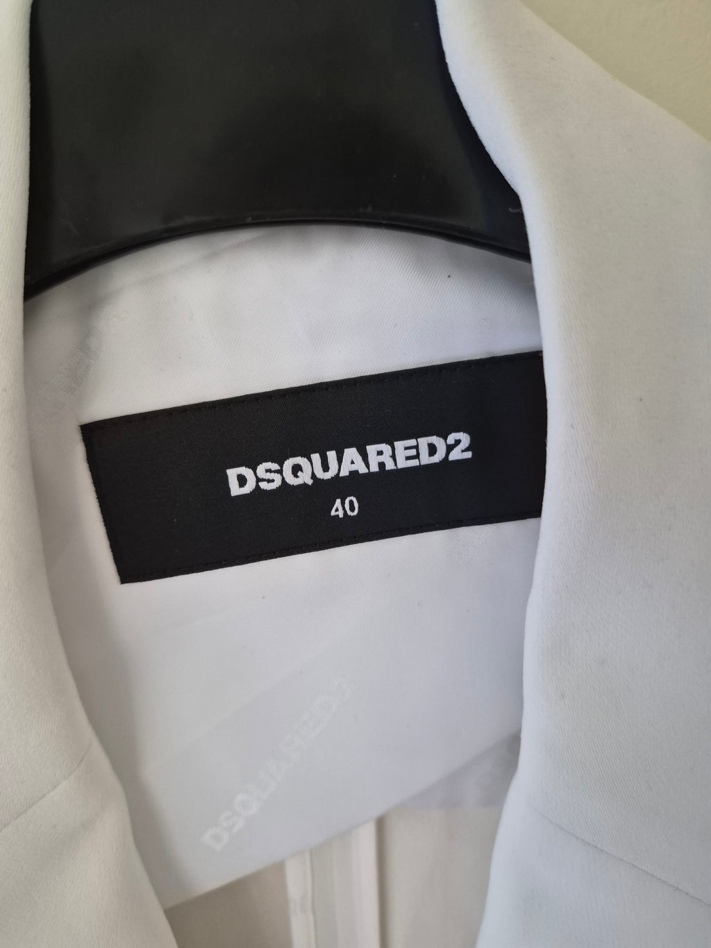 DSQUARED2 WOMEN'S WHITE DOUBLE BREASTED SUIT IT 40 UK 8 NEW WITH TAGS RRP £2200