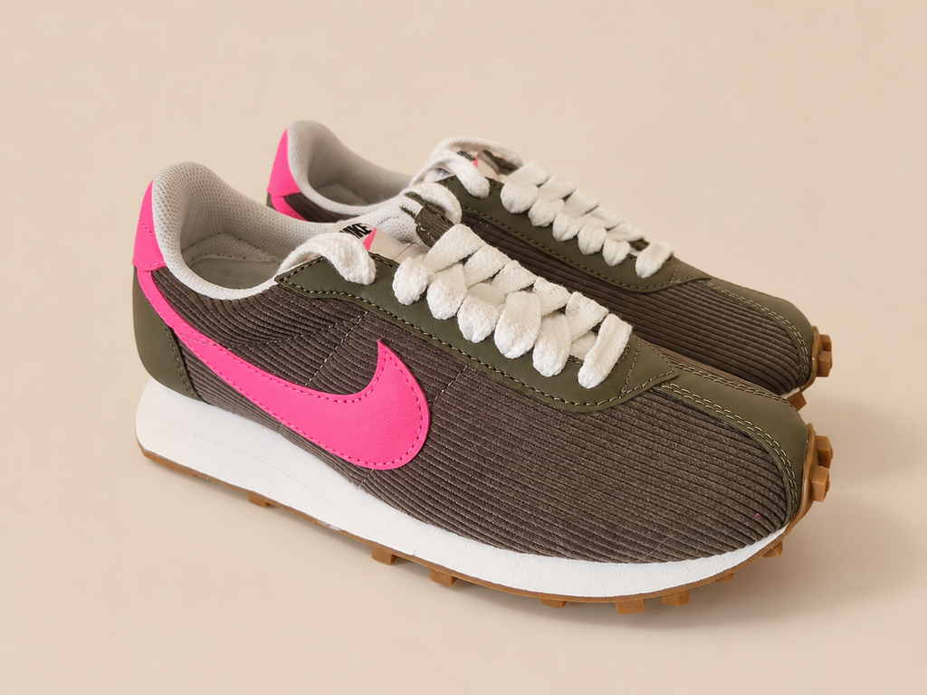 NIKE LD-1000 TRAINERS MEDIUM OLIVE / PINK GLOW WOMEN'S UK 4 EU 37.5 NEW WITH HALF BOX RRP £90