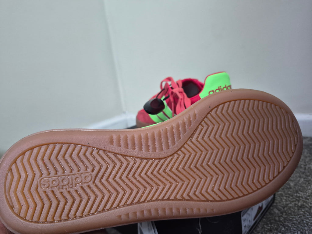 ADIDAS BARREDA DECODE TRAINERS RED/GREEN GUM – UK 5 – BRAND NEW WITH TAGS & BOX