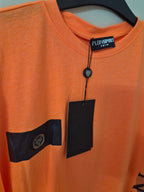NEW PLEIN SPORT SWIM MEN’S JUMO GRAPHIC T-SHIRT ORANGE LARGE RRP£90