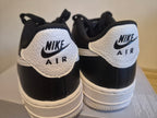 NIKE AIR FORCE 1 BLACK WHITE UK 4.5 OR UK 6 NEW HALF BOX RRP £89.99