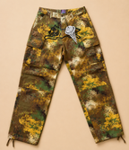 NEW ICE CREAM RUNNING DOG CAMO CARGO PANTS MENS LARGE CARGO TROUSERS RRP£130 BILLIONAIRE BOYS CLUB