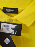 BALDININI TREND YELLOW LOGO POLO SHIRT MEN'S 2XL/3XL BNWT MADE IN ITALY RRP £200