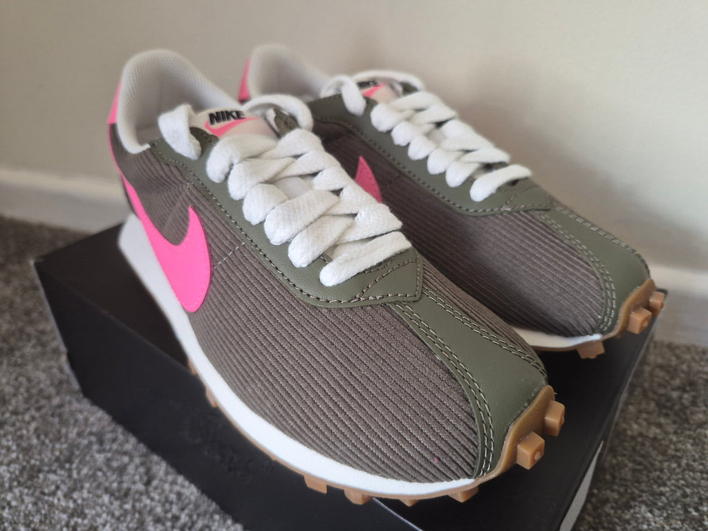 NIKE LD-1000 TRAINERS MEDIUM OLIVE / PINK GLOW WOMEN'S UK 4 EU 37.5 NEW WITH HALF BOX RRP £90