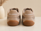 KARL LAGERFELD MEN'S SUEDE & MESH DESIGNER TRAINERS UK 9 NEW WITHOUT BOX RRP £179
