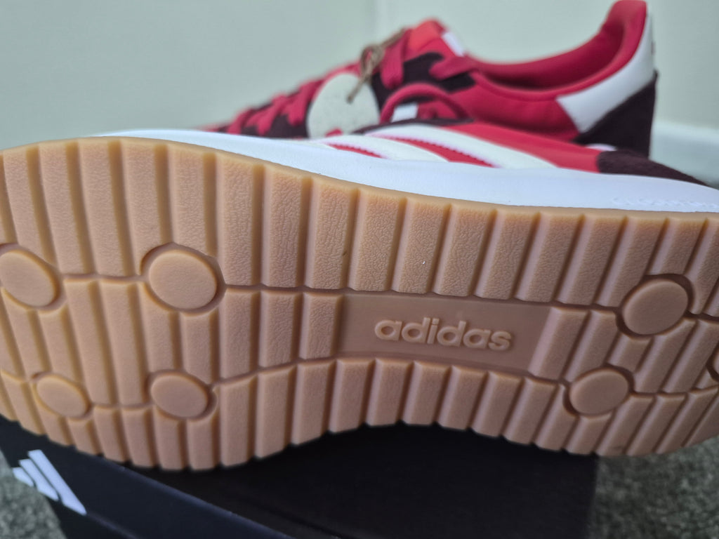 ADIDAS RUN 70S 2.0 TRAINERS RED/WHITE/GUM – UK 7 – BRAND NEW WITH BOX