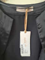 NEW RINASCIMENTO WOMEN’S SATIN CROPPED BOLERO JACKET BLACK XL RRP£70