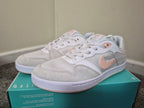NIKE COURT VISION LOW TRAINERS WHITE/PHANTOM PINK – UK 5 – BRAND NEW WITH BOX – RRP £75