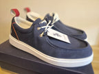 U.S. POLO ASSN. ATHOS MEN'S NAVY CANVAS CASUAL SHOES UK 10 EU 45 BRAND NEW FULL BOX RRP £70